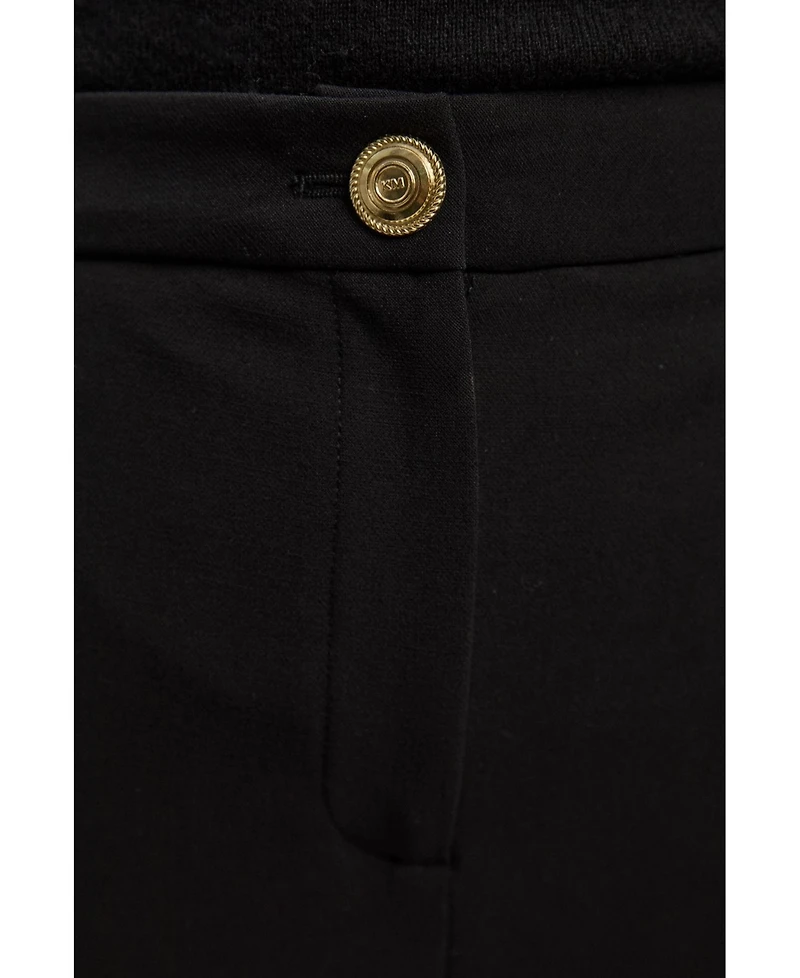 Karen Millen Petite Military Straight Leg Trousers