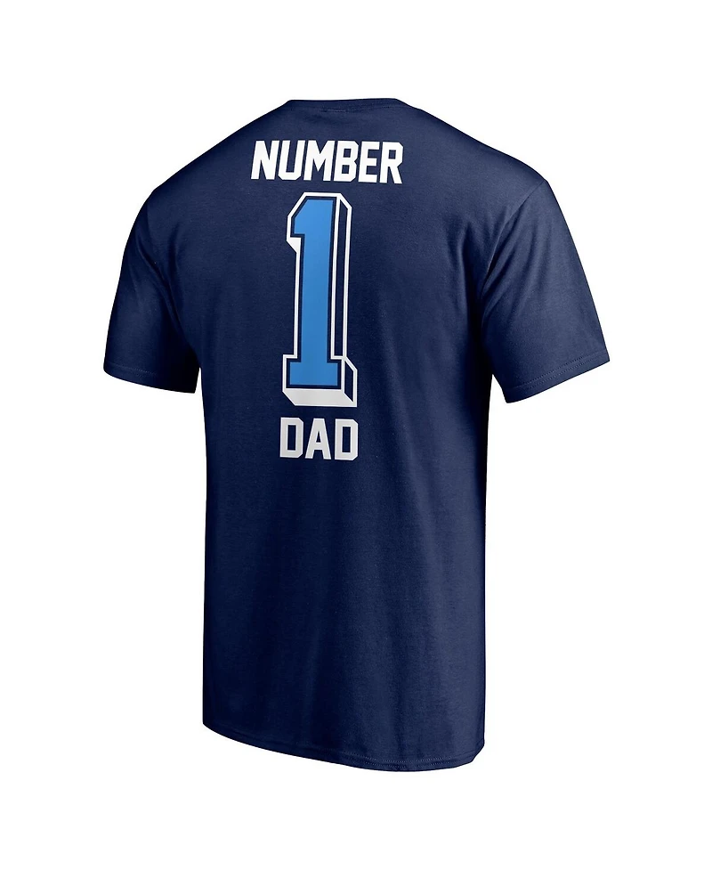 Fanatics Men's Navy Tennessee Titans 1 Dad T-Shirt