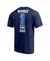 Fanatics Men's Navy Tennessee Titans 1 Dad T-Shirt