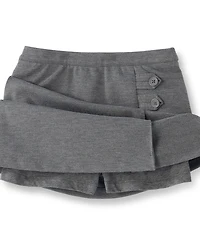 Lands' End Girls Ponte A Line Skort Above the Knee