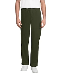 Lands' End Men's Linen Cotton E-Waist Pant