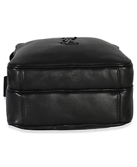 Pre-Owned Saint Laurent Black Lambskin Monogram Niki Cube Camera Bag