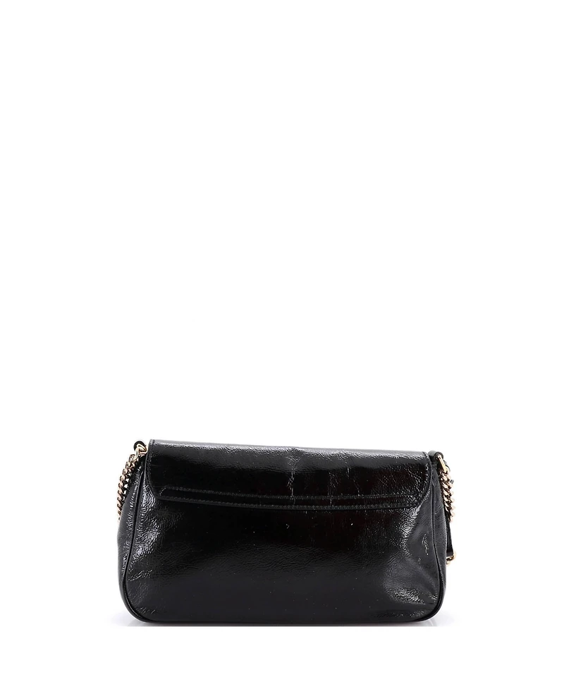 Pre-Owned Gucci Medium Soho Chain Crossbody Bag Patent