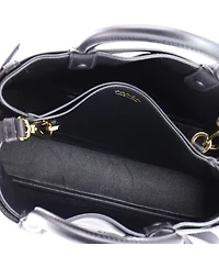 Pre-Owned Prada Medium Buckle Belted Tote Bag Leather