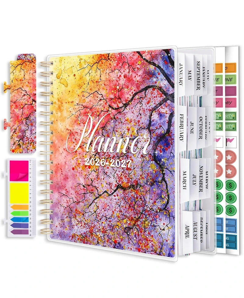 Gnuadz Hardcover Academic Planner 2026-2027 Botanical