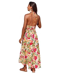 Cupshe Women's Stay for Sunset Tropical Maxi Beach Dress