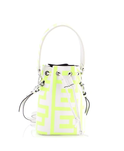 Pre-Owned Fendi Mini x Marc Jacobs Mon Tresor Bucket Bag Printed Leather