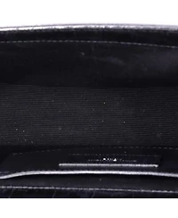 Pre-Owned Saint Laurent Medium Classic Monogram Tassel Crossbody Bag Embossed Leather