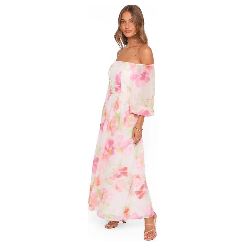 Petal and Pup Women's Chantel Off Shoulder Maxi Dress