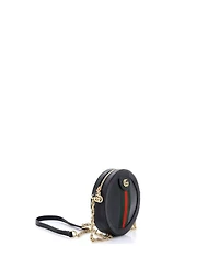 Pre-Owned Gucci Mini Ophidia Round Shoulder Bag Leather