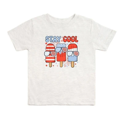 Sweet Wink Toddler Girls Usa Patch Short Sleeve T-Shirt