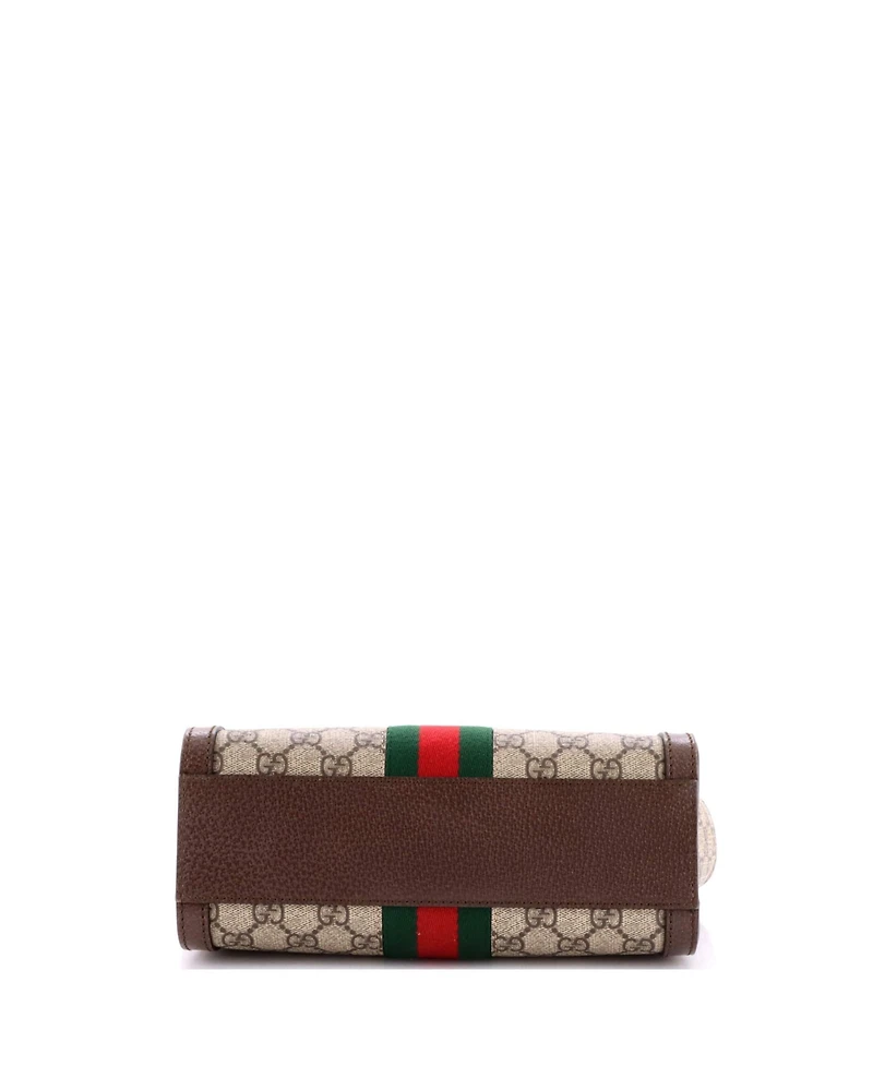 Pre-Owned Gucci Ophidia Top Handle Tote Gg Coated Canvas