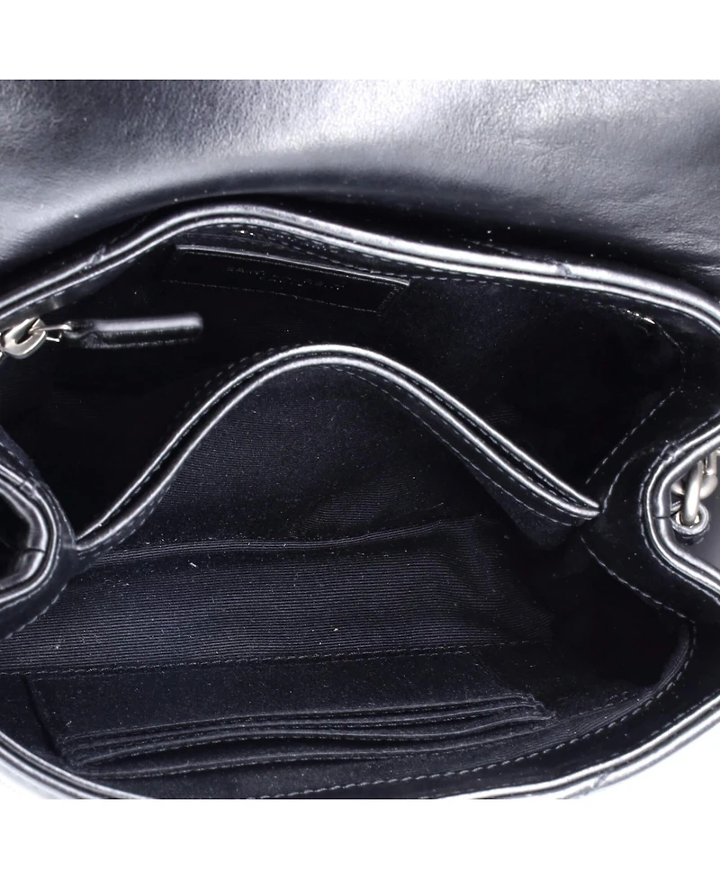 Pre-Owned Saint Laurent Toy Loulou Shoulder Bag Matelasse Chevron Leather