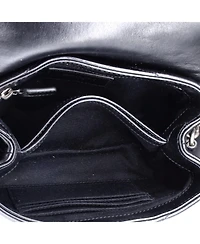 Pre-Owned Saint Laurent Toy Loulou Shoulder Bag Matelasse Chevron Leather