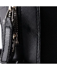 Pre-Owned Gucci Medium Web Zip Around Briefcase Techno Canvas