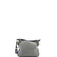 Pre-Owned Prada Small Logo Messenger Bag Canvas with Leather