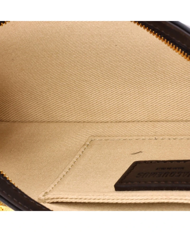 Pre-Owned Jacquemus Le Bisou Perle Shoulder Bag Leather