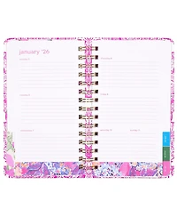 Gnuadz Lilly Pulitzer Monthly Planner 2026 Spiral Binding Stickers Pockets
