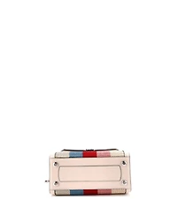 Pre-Owned Salvatore Ferragamo Medium Boxyz Top Handle Bag Leather with Strpe Cord