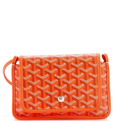 Pre-Owned Goyard Plumet Clutch Wallet Coated Canvas