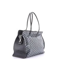 Pre-Owned Goyard Pm Hardy Pet Carrier Coated Canvas