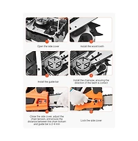 Sugift 52cubic centimeters 18 inches Gas Chainsaw with 2.55HP Engine for Tree Cutting