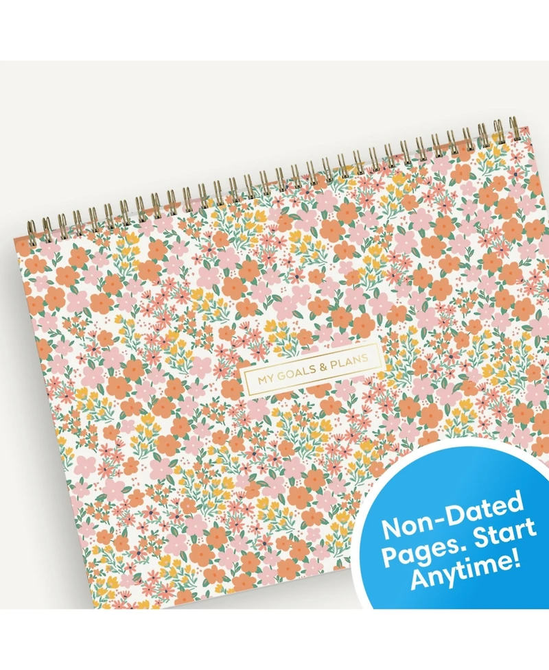 Gnuadz Weekly Planner Pad Cardboard Undated Wirebound Top Bound