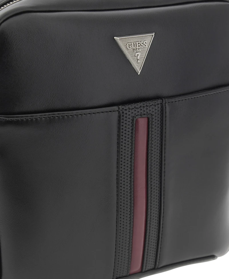 Guess Men's Torino Functional Zip-Top Crossbody Bag