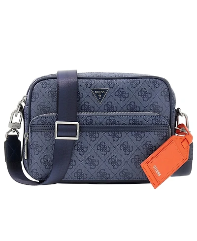 Guess Men's Milano Double-Zip Crossbody Bag