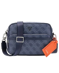 Guess Men's Milano Double-Zip Crossbody Bag