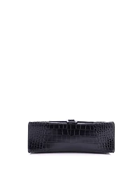 Pre-Owned Balenciaga Medium Hourglass Top Handle Bag Embossed Leather