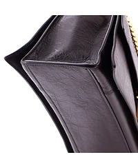 Pre-Owned Balenciaga Crush Chain Flap Bag Leather