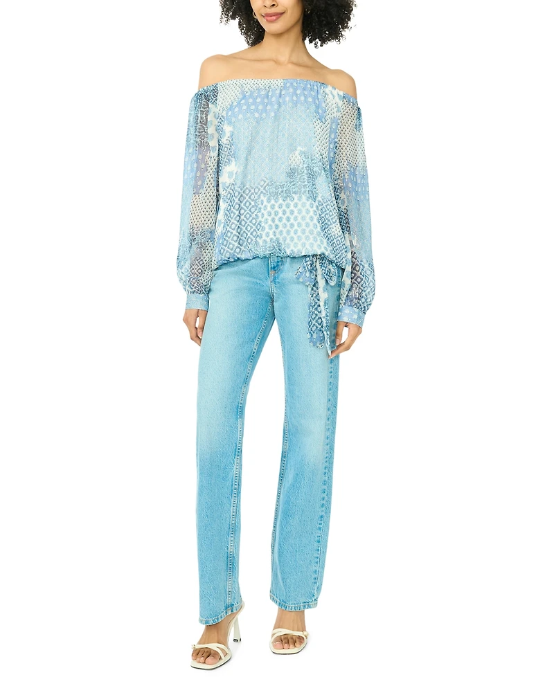 Ots Long Svl Blouse W Ti