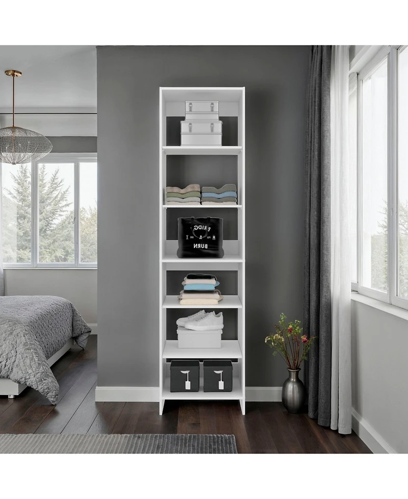 Depot E-shop Cabot Closet, 6 Shelves Closet