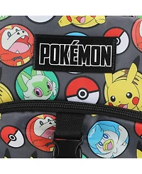 Pokemon All Over Print 2 Piece 16 Inch Premium Backpack and Utility Case Set For School And Travel for boys
