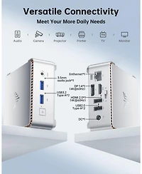 Kamrui Essenx E2 Mini Pc N97 16GB Ram 512GB Ssd, Dual 4K Hdmi+Dp, GbE/WiFi/Bt for Home Office Mini Desktop pc