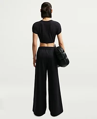 Nike Women's Sportswear Mid-Rise Wide-Leg Track Pants