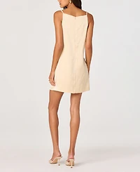 Astr the Label Women's Marigold Square Neck Mini Dress
