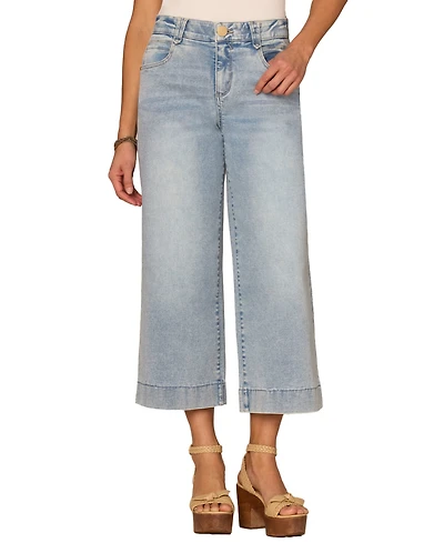Democracy Women's Cropped Wide-Leg Jeans
