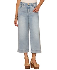 Democracy Women's Cropped Wide-Leg Jeans