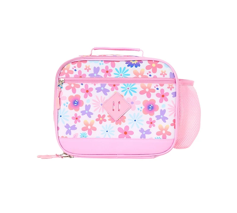 Rainbow Sugar Girls' Floral Backpack and Lunch Box, 2-Piece Set