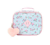 Rainbow Sugar Girls' Floral Backpack, Lunch Box, Pencil Case, Water Bottle and Carabiner, 5-Piece Set