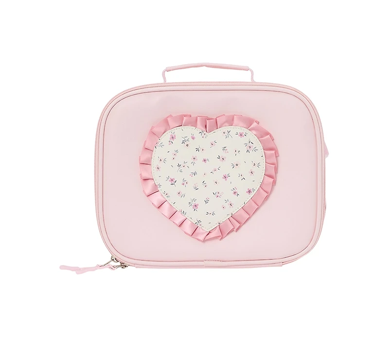 Rainbow Sugar Girls' Floral Love Backpack, Lunch Bag and Headphone, 3-Piece Set