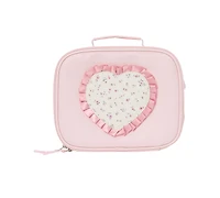Rainbow Sugar Girls' Floral Love Backpack, Lunch Bag and Headphone, 3-Piece Set