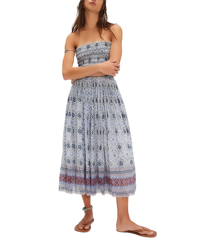 Free People Women's Ravenna Printed Convertible Maxi Skirt