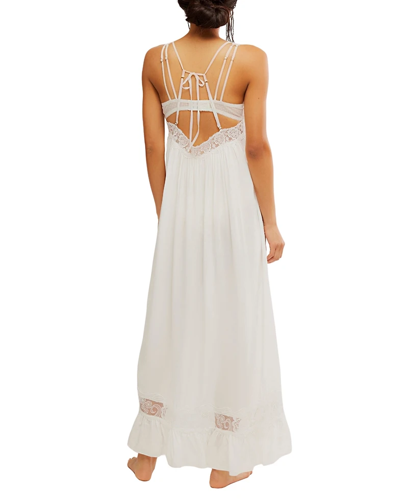 Free People Women's Viscose Kiss Me Later Slip Dress