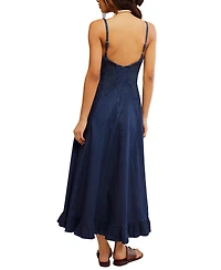 Free People Women's Another Season Sweetheart Neck Midi Dress