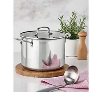 The Cellar Stainless-Steel 8-Qt. Covered Flat Stockpot, Macy's Exclusive