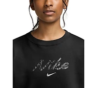 Nike Girls' 7-16 Oversized Crewneck Sweatshirt