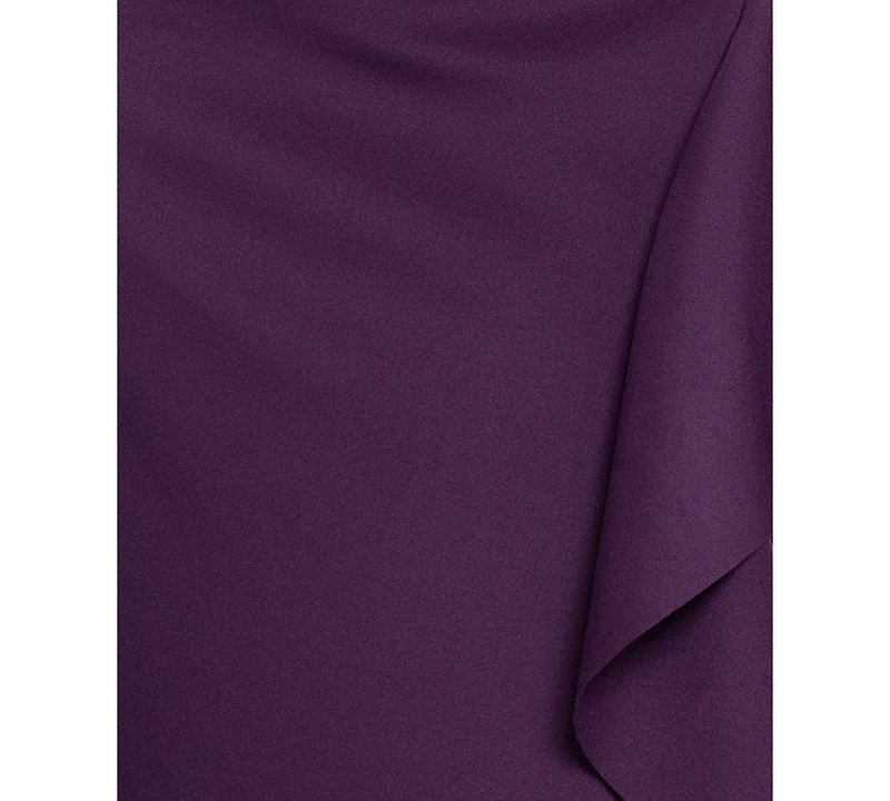 Xscape Plus Off-The-Shoulder Ruffle Sheath Gown